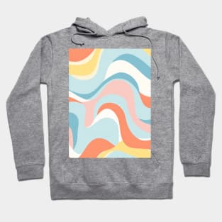 Autumn Nostalgia: Retro Pastel Doodle Delight Hoodie